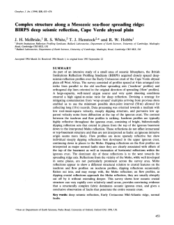 Complex structure along a Mesozoic sea