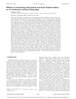 Effects of Non-Reacting Solid Particle and Liquid Droplet Loading
