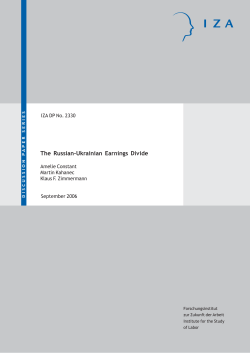 The Russian-Ukrainian Earnings Divide