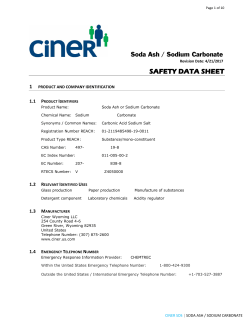 safety data sheet - Ciner