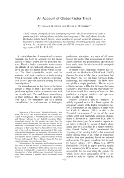 An Account of Global Factor Trade