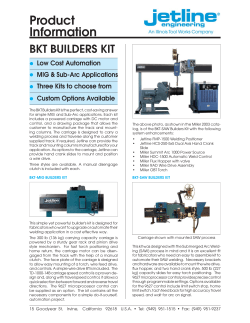 bkt builders kit - Jetline Engineering