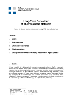 Long-Term and Aging Behavior