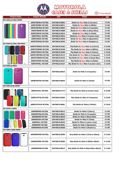 shells ASMXTDRBLK-MLTI0A 6947681518964 Shells for New Moto G