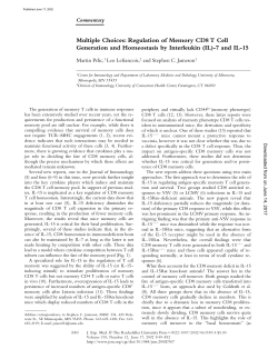 (IL)-7 and IL-15 - JEM - The Rockefeller University Press