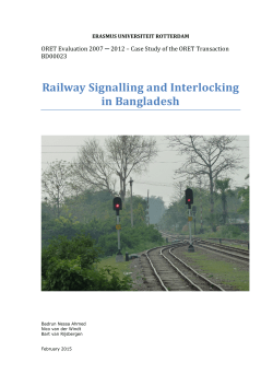 402 - Country report Bangladesh railways