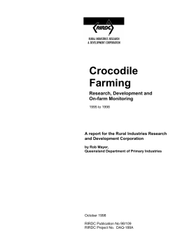 Crocodile - Publications