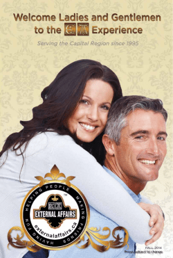 Fall 2014 Prices subject to change