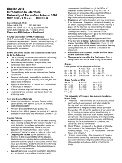 Dodwell - UTSA College of Liberal and Fine Arts