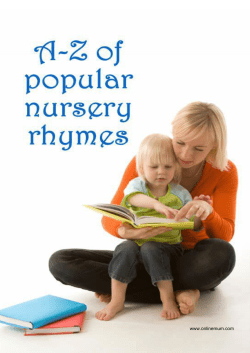 AZ of popular nursery rhymes
