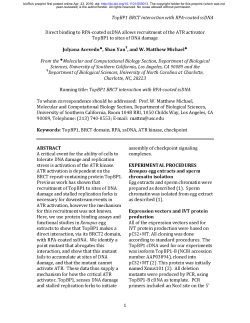 Direct binding to RPA-coated ssDNA allows recruitment of