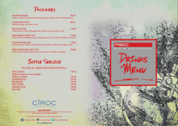 See Drinks List - red