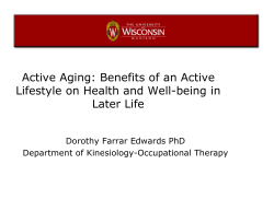 Active Aging: Benefits of an Active Lifestyle on Health and Well