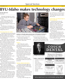 BYU-Idaho makes technology changes