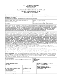 Harvard Westlake Initial Study_CLEAN