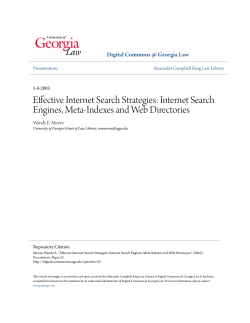Effective Internet Search Strategies