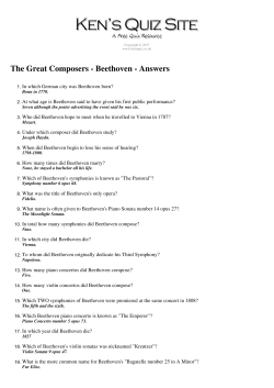 The Great Composers - Beethoven