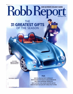 Robb Report - Faena Hotel