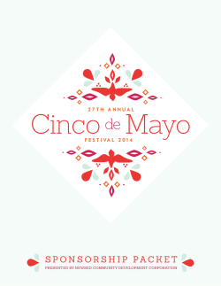 sponsorship packet - Cinco De Mayo Denver