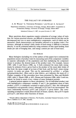 The Fallacy of Averages