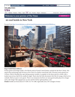 Times-20 Cool Hotels.indd