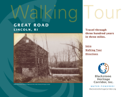 great road - Blackstone Heritage Corridor