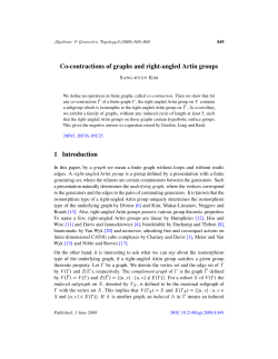 Co-contractions of graphs and right