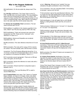 Issue 14, War in the Aegean and Assault on Narvik (as of 7/9/06)