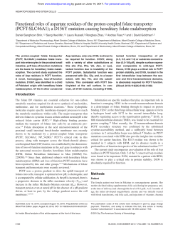 Functional roles of aspartate residues of the proton