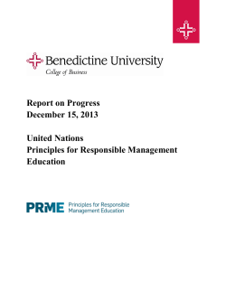 Principles for Responsible Management Education