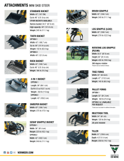 attachments mini skid steer