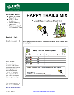 Happy Trails Mix