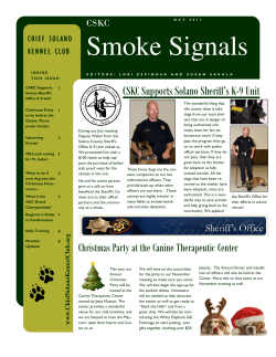 Smoke Signals 10-11 - Chief Solano Kennel Club