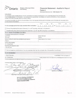 Financial Statement -Auditor`s Report Form 4 ~ 89.402.60 2a/5 dl