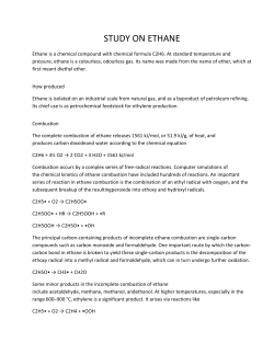STUDY ON ETHANE