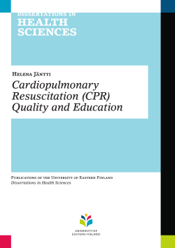 Cardiopulmonary Resuscitation (CPR) Quality and Education