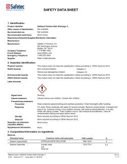Surface Safe Package 1 SDS