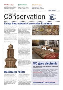 - International Institute for Conservation of Historic and