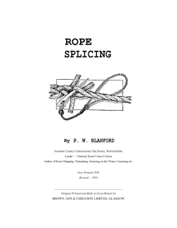 Rope Splicing - The Dump