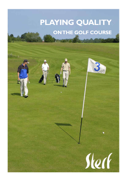 Playing quality on the golf course