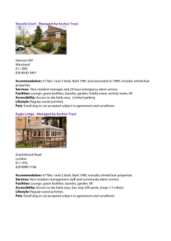 Please view a list of sheltered units in Redbridge (PDF 441KB)