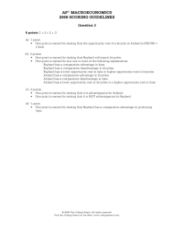 ap&reg; macroeconomics 2008 scoring guidelines - AP Central