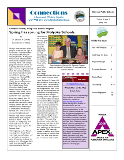 Spring 2007 - Holyoke Public Schools