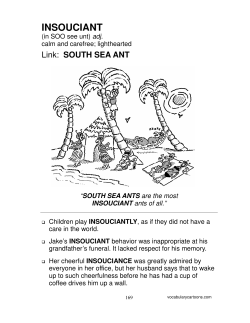 Lesson 3 - SAT orig - Thomas C. Cario Middle School
