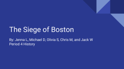 6.3 The Siege of Boston