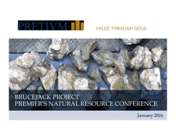 Brucejack Project - BC Natural Resources Forum