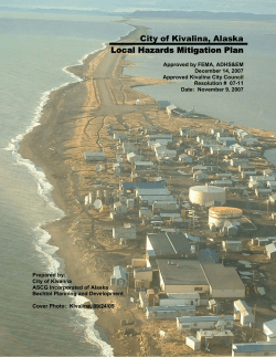 City of Kivalina, Alaska Local Hazards Mitigation Plan
