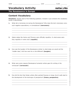 Ch. 15 Vocabulary Review - Ms. Moroz`s World History Classes
