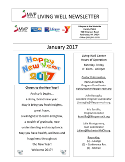 January - YMCA of Greater Rochester