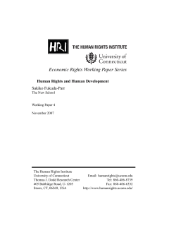 Human Rights and Human Development